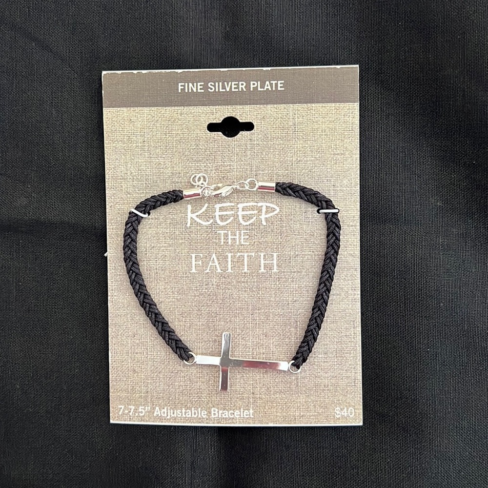 Silver plated bracelet